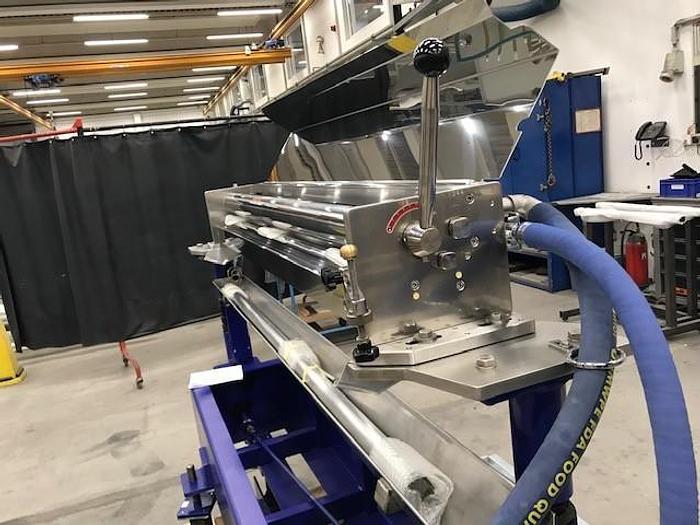 Used Tomanini paint pouring machine, Wotec