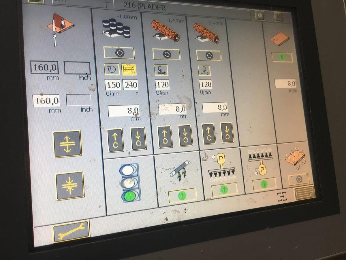 Used Bürstenschleifmaschine Bütfering SBR 313 TBB