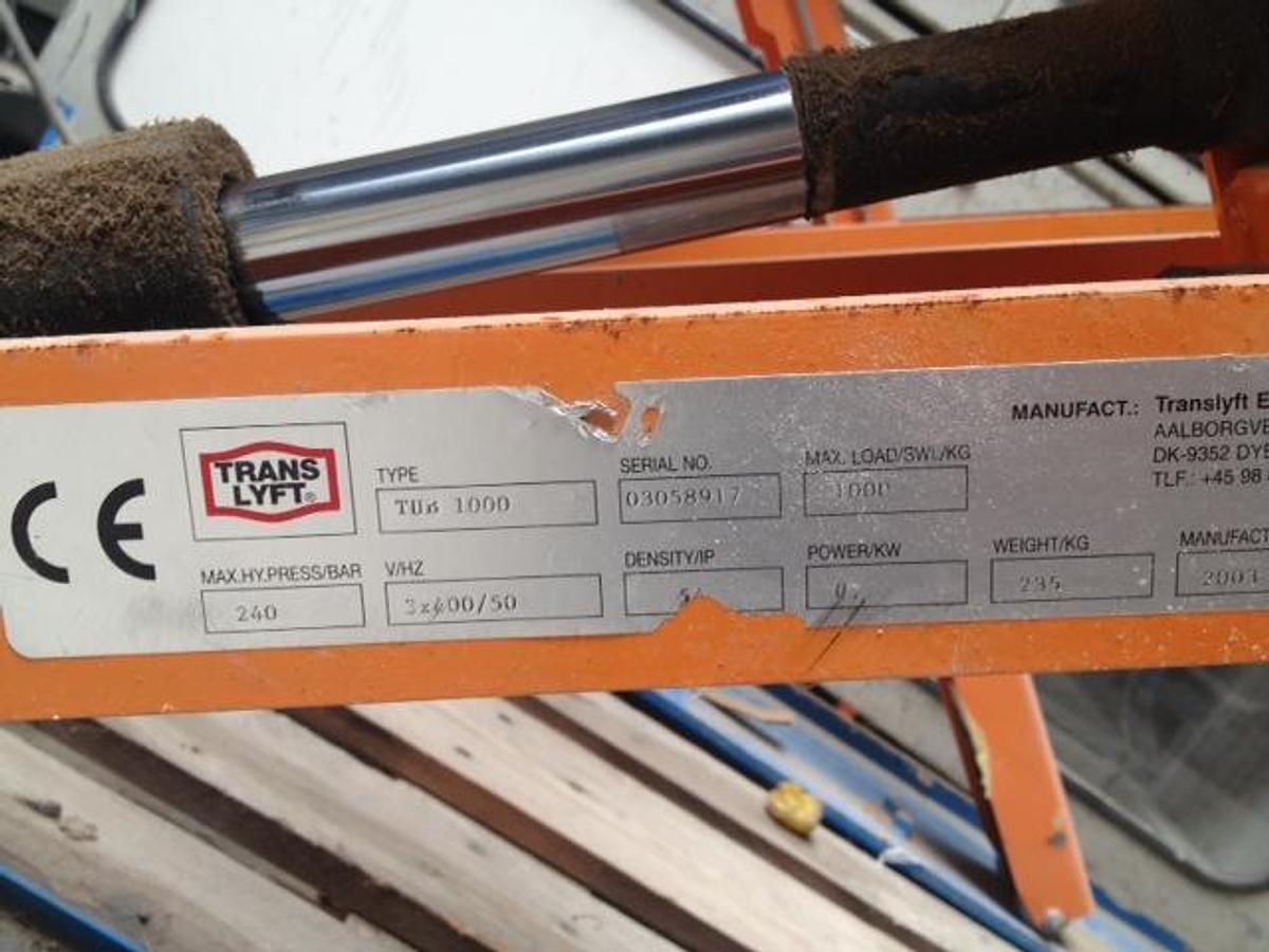 Gebraucht Hebebühne Trans Lyft 1000 kg