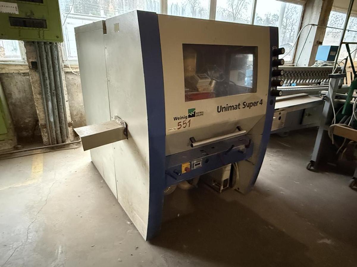 Used Weinig Unimat Super 4 four-sided planer