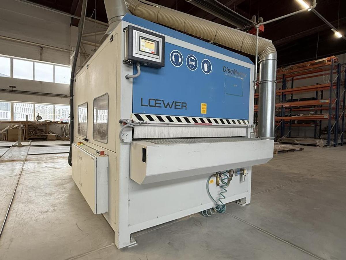Gebraucht Bürstenschleifmaschine LÖWER DiscMaster 3DBB Touch