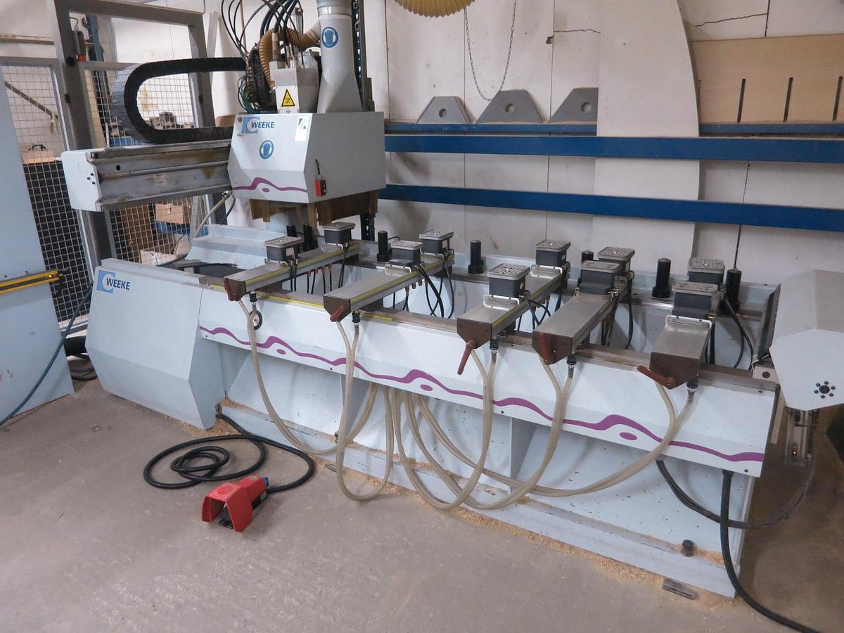 Used CNC machining center Weeke OPTIMAT BHC 250