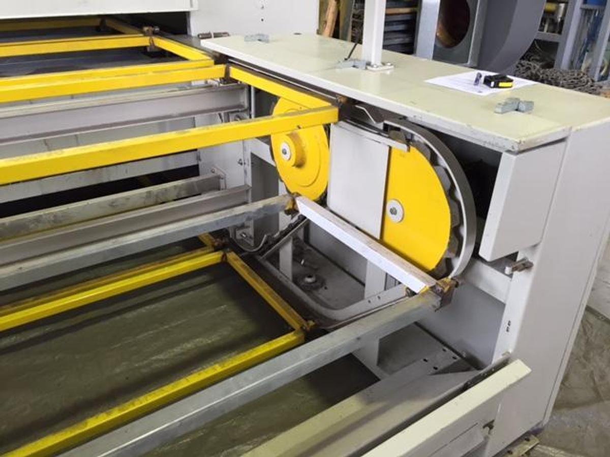 Used Venjakob HGS/-Duo/C painting system, pallet conveyor