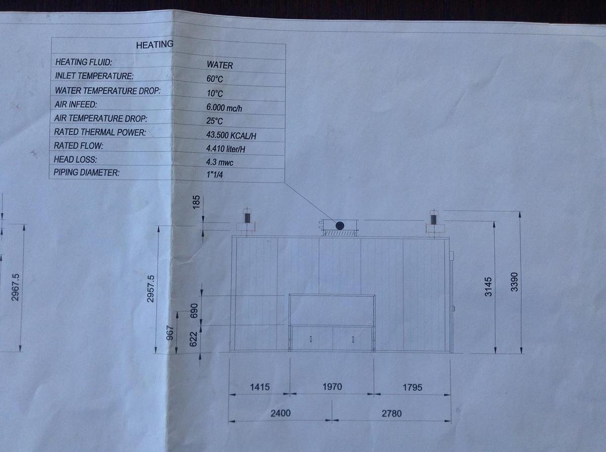 Used Trockenraum Cefla Falcioni GI