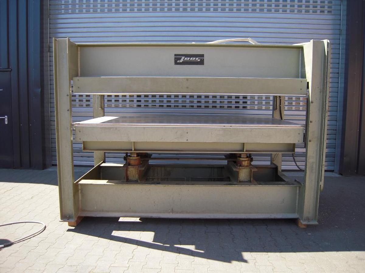Used Veneer press JOOS, HP-80, 2500 x 1250 mm