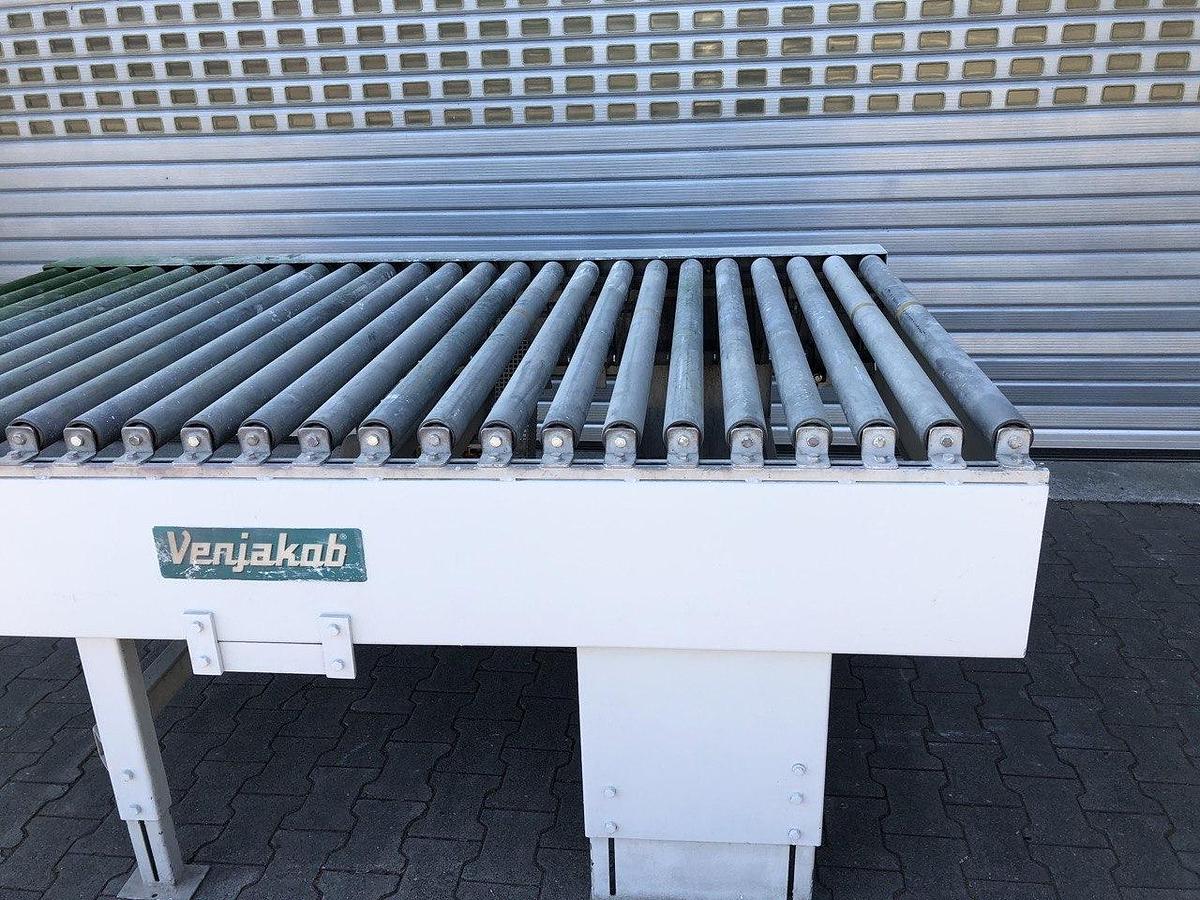 Used Venjakob roller conveyor, length 1,300 mm