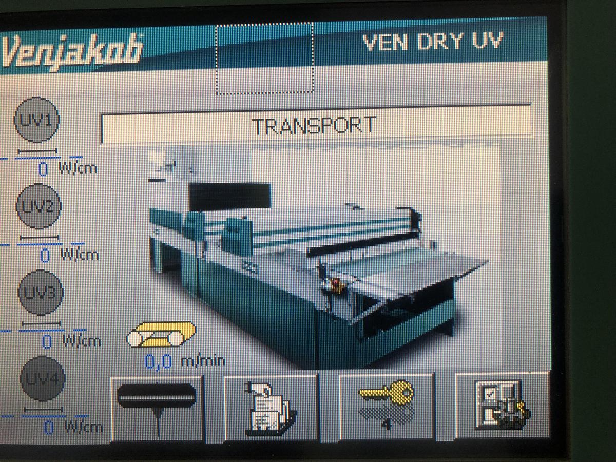 Used 3D UV Trockner VEN DRY UV - 4 Röhren