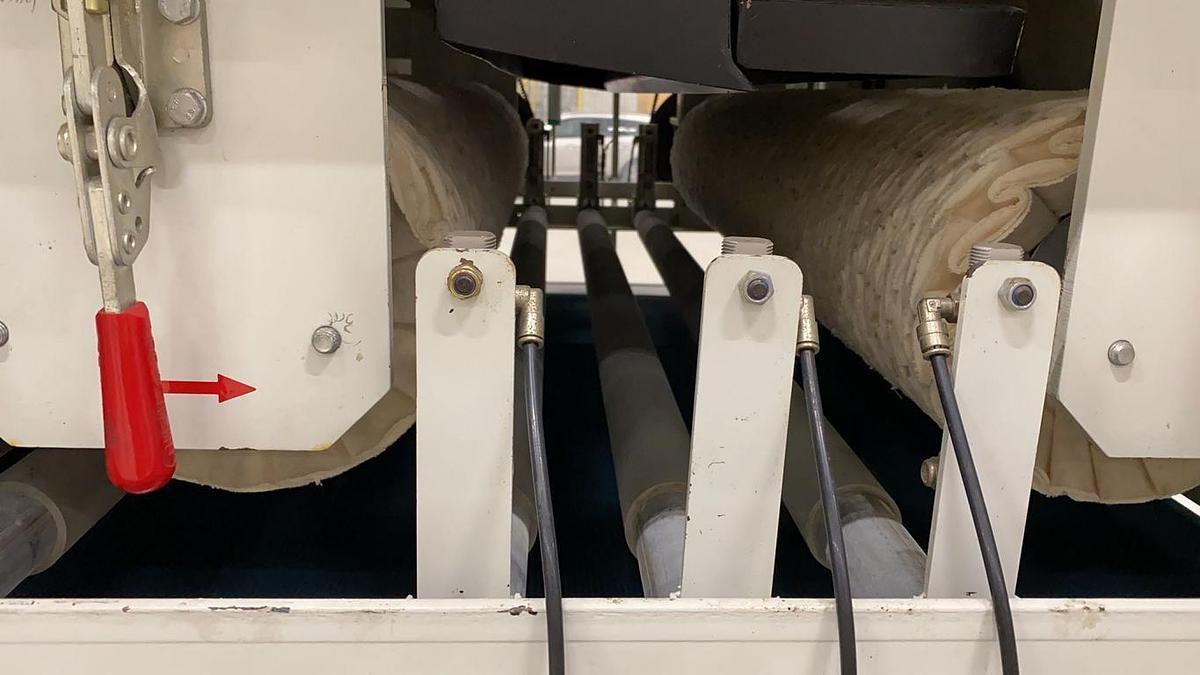 Used Brush sanding machine Unisanding, new S7-1200