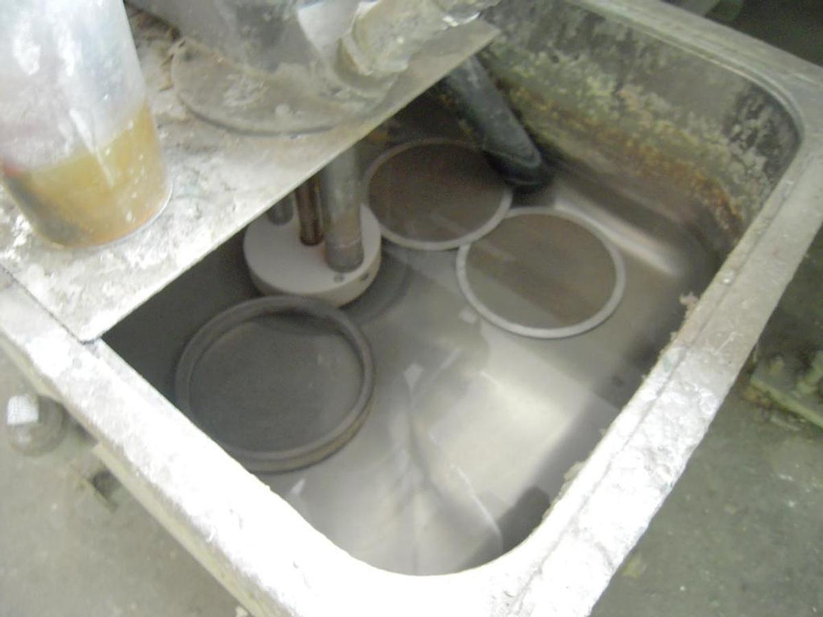 Used Lackgießmaschine Bürkle LZA 1 - 1400