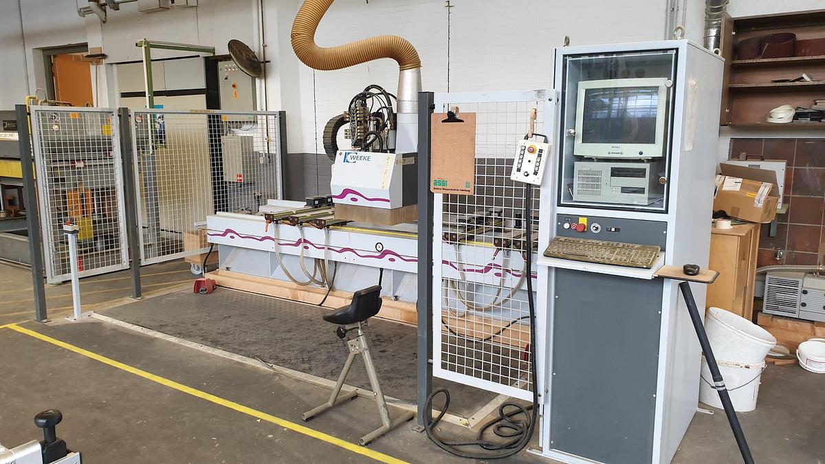 Used CNC machining center Weeke OPTIMAT BP 85