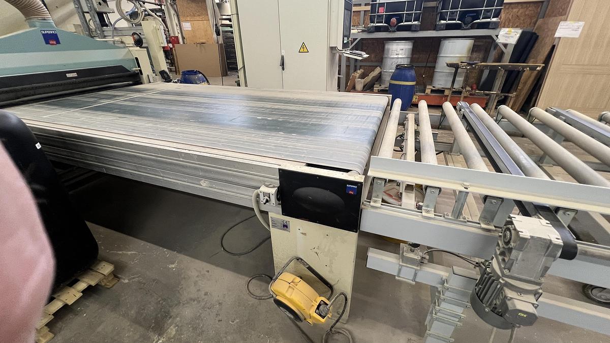 Gebraucht Gurtbandtransport Elmag Superfici, Länge 3.000mm