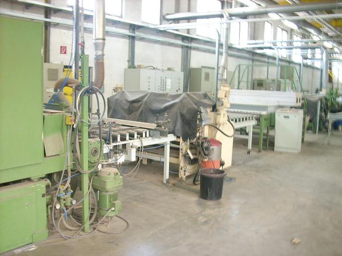 Used UV Roller Coating Line Bürkle-Hackemack