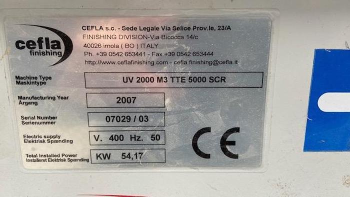Used UV dryer, Cefla UV 2000, 3 tubes