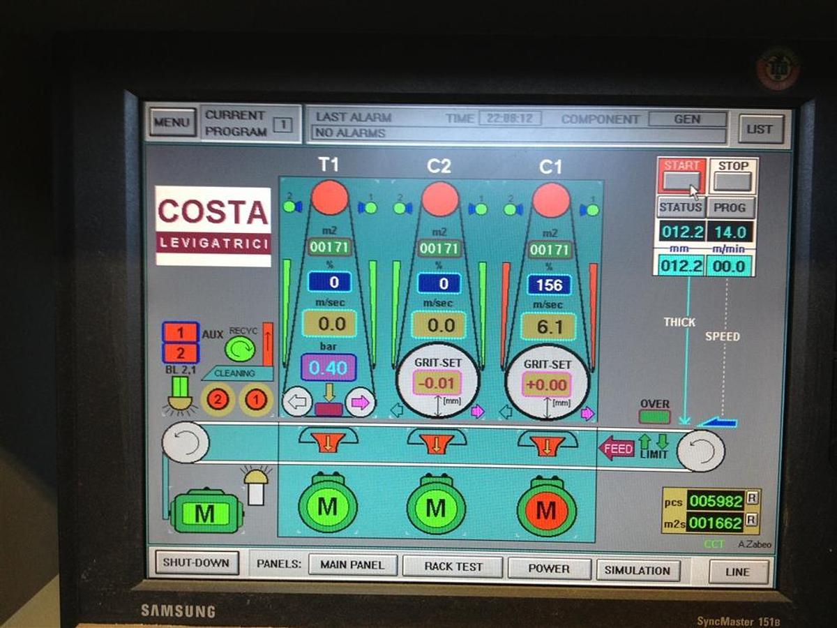 Used Wide belt sander ,COSTA CCT 1350