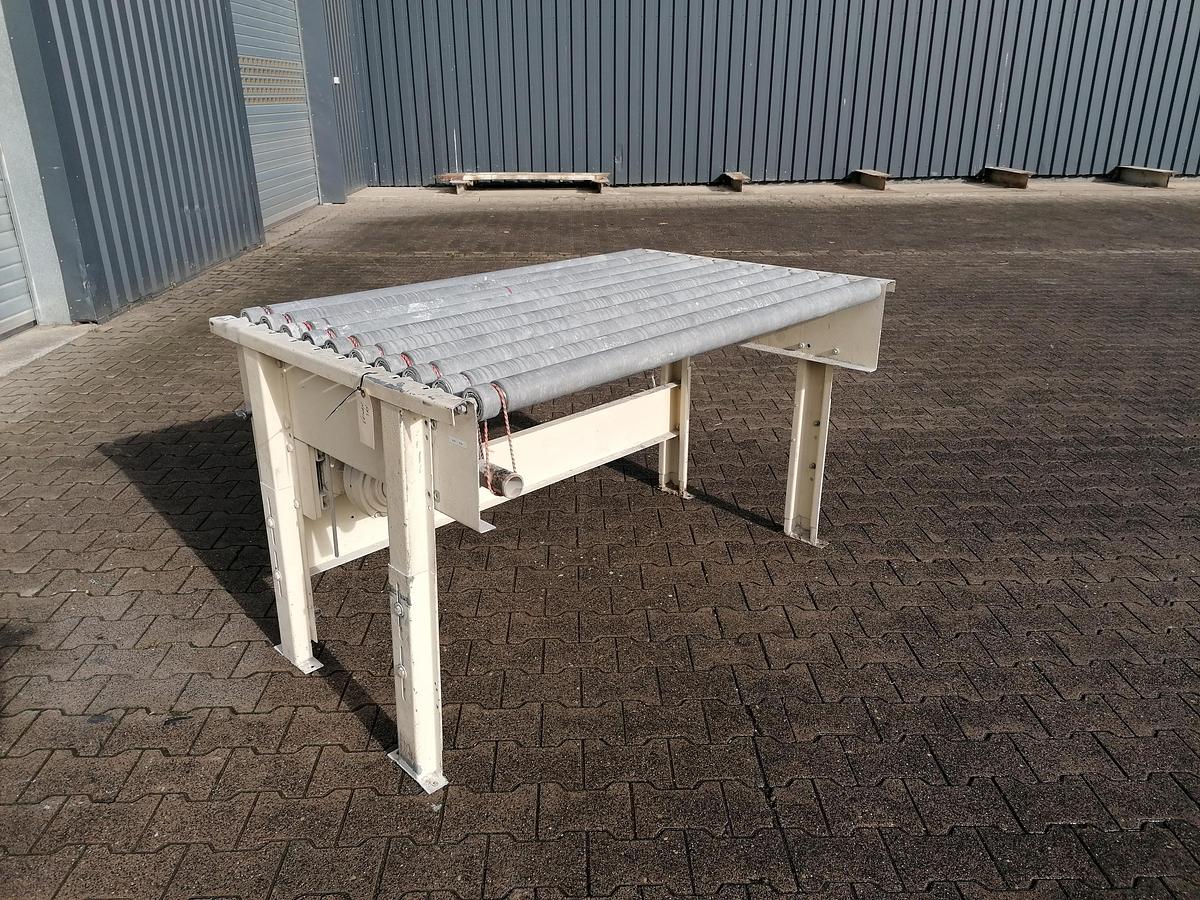 Used Hackemack roller conveyor, 1000 mm