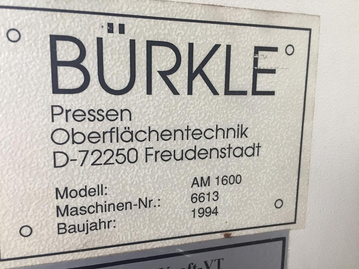 Gebraucht Walzpresse Bürkle AM 1600 (1)