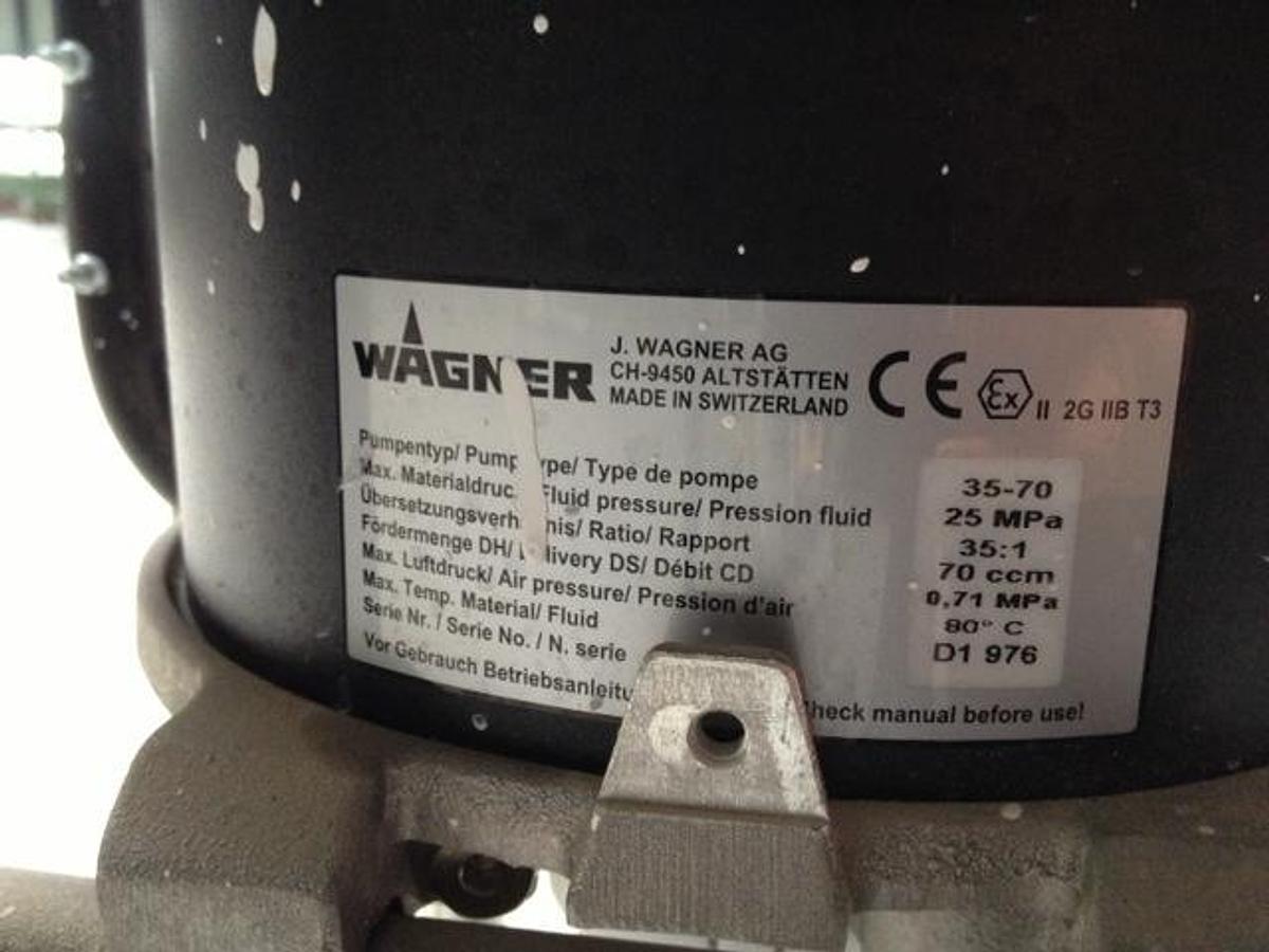 Used High pressure piston pump Wagner Leopard