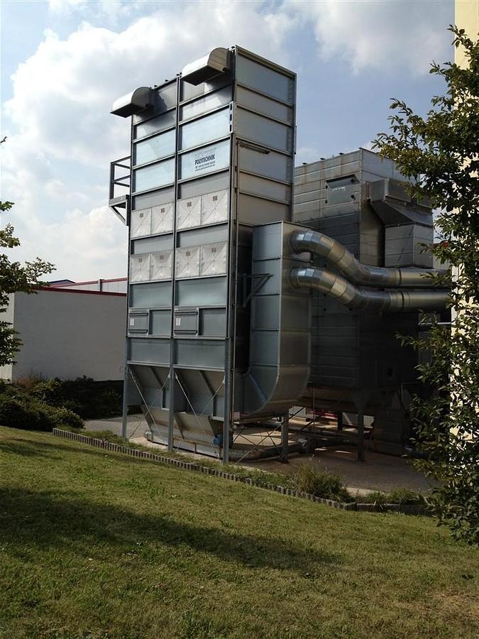 Used Extraction system Höcker Polytechnik 28,000 m³/h
