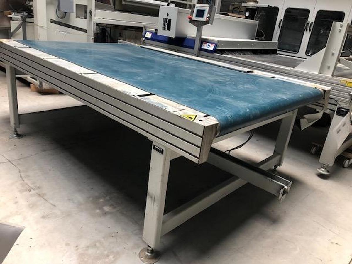 Used Belt conveyor Bürkle GF 1300, length 2,500 mm