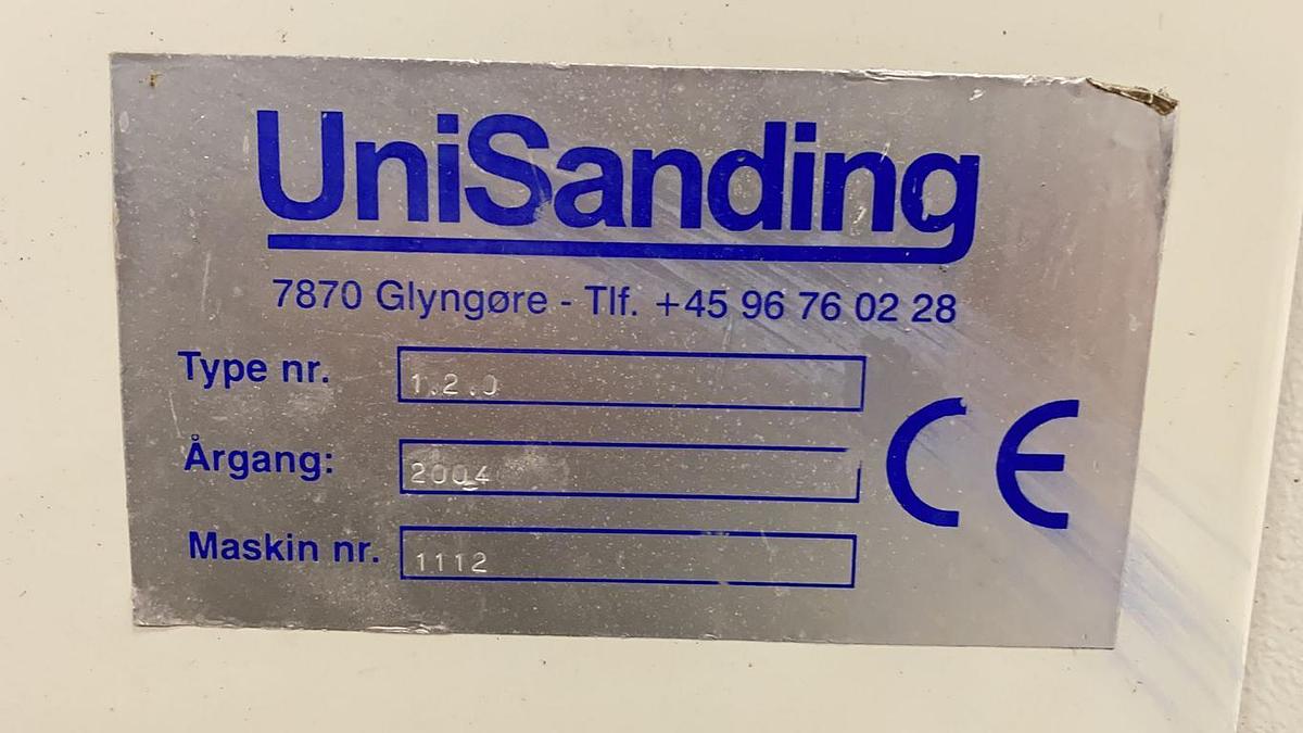 Used Brush sanding machine Unisanding, new S7-1200