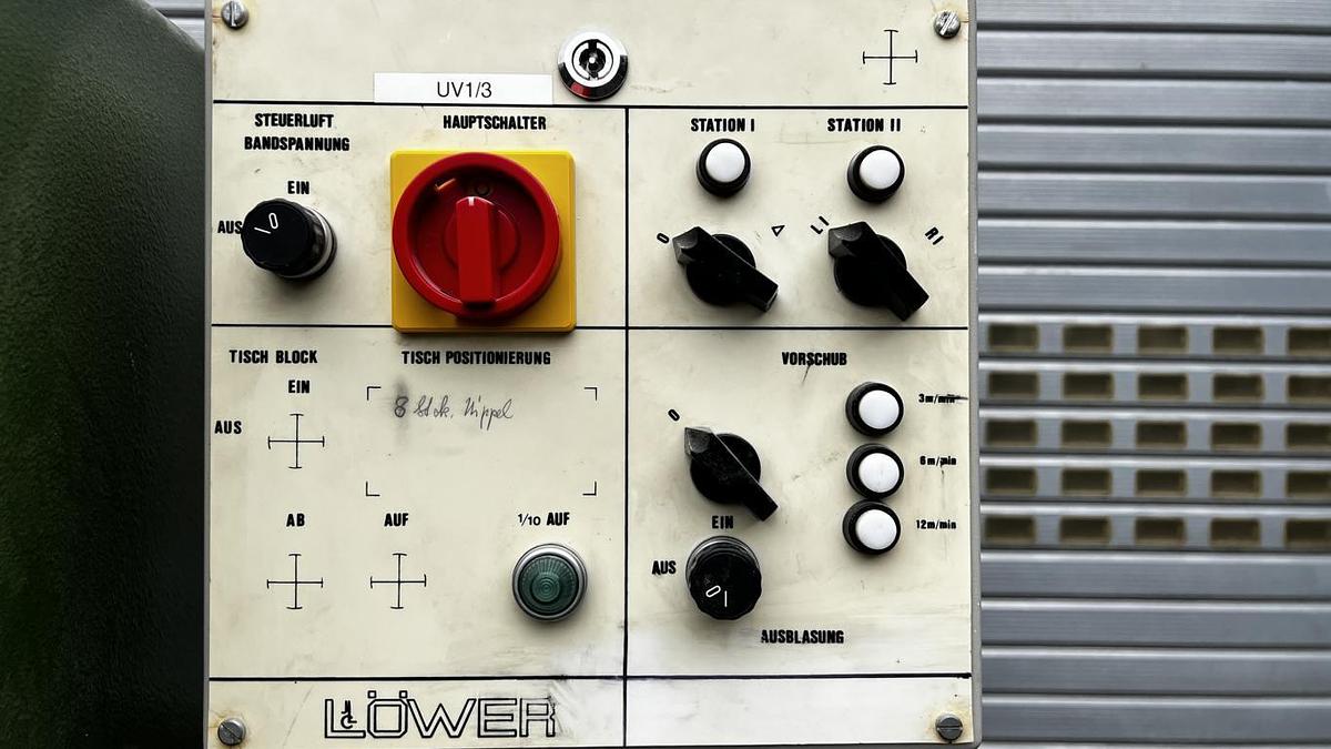 Gebraucht Schleifmaschine Löwer Typ ESM 400S