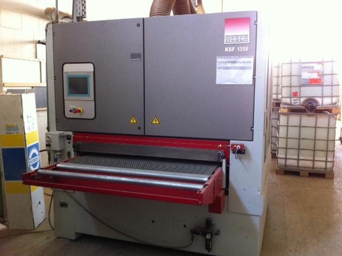 Gebraucht Breitbandschleifmaschine WEBER KSF 1350  W/W