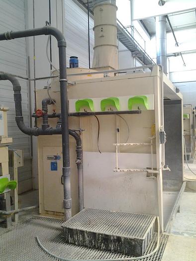 Used Splash wall water sprinkled, Rippert 5, Com. Heynck