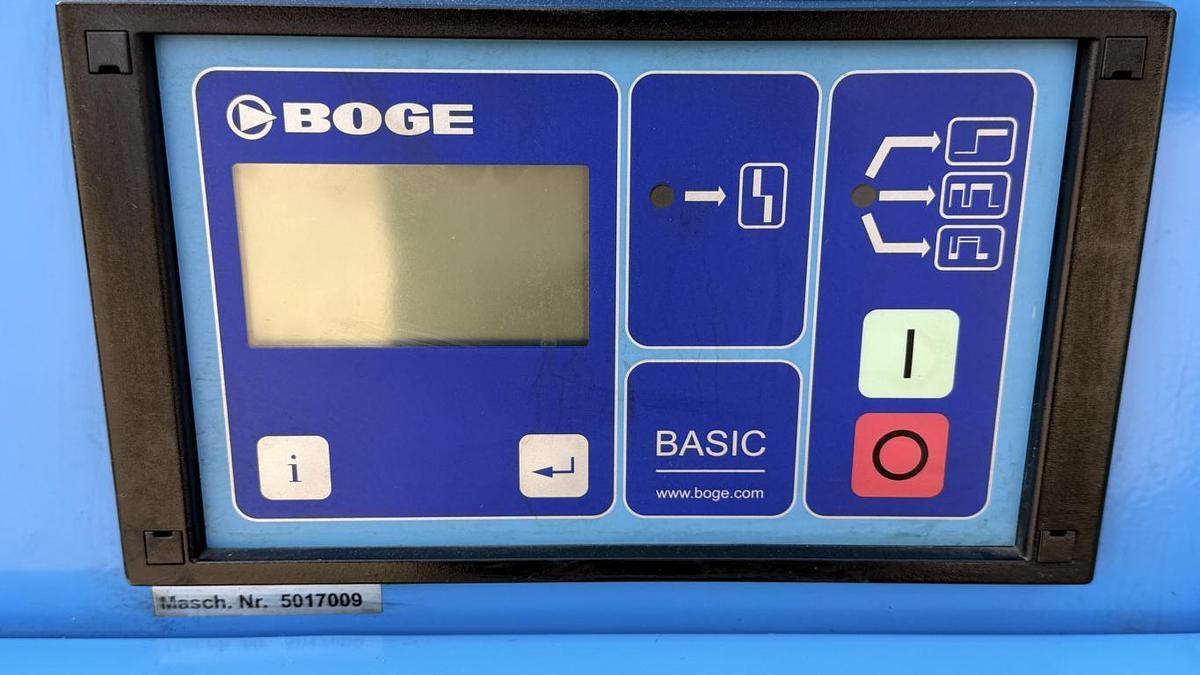 Used Screw compressor Boge C9 with air dryer