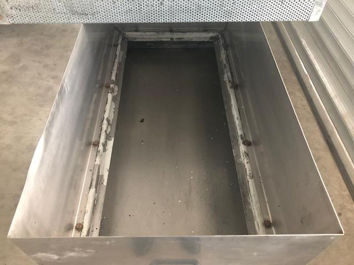 Used Reinigungs-und Waschwanne mit Deckel Edelstahl