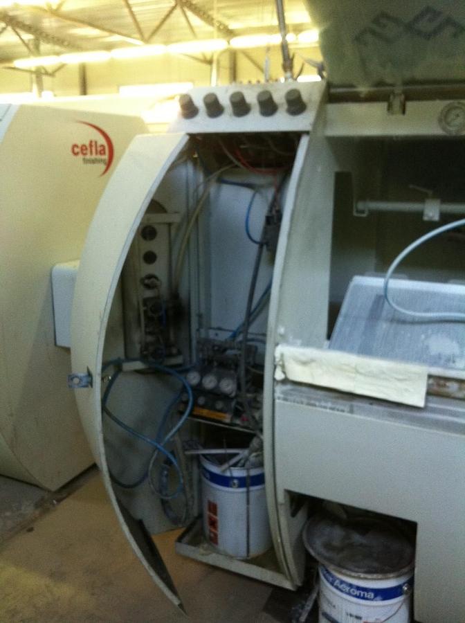 Used Cefla UNISPRAYER 2000 UV strip spraying machine