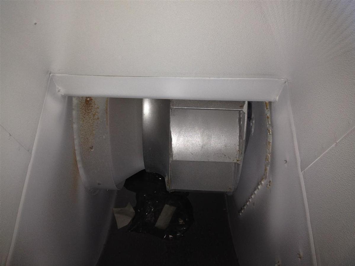 Used Extraction fan Rippert, sound insulation hood D400 mm