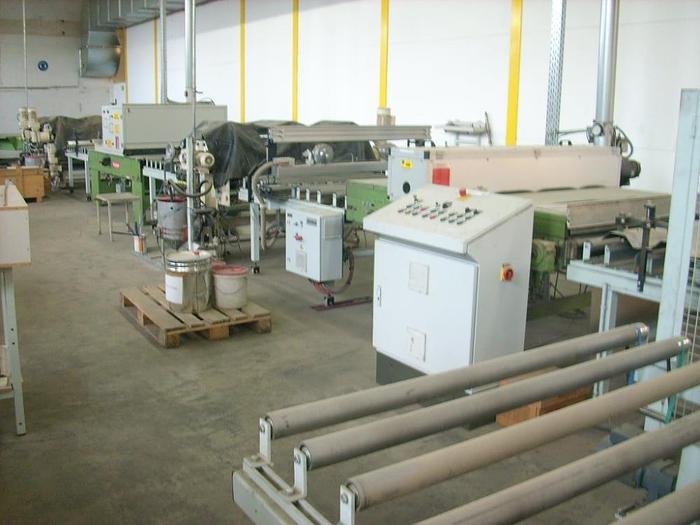 Used UV Roller Coating Line Bürkle-Hackemack