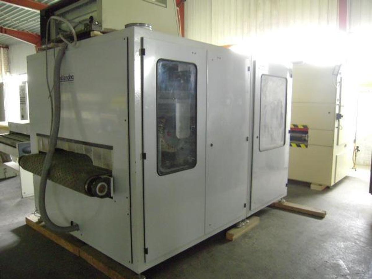 Used Brush sanding machine Unisanding 4 heads