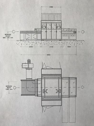 Used Automatic spraying machine ELMAG Superfici TWIN SPRAY
