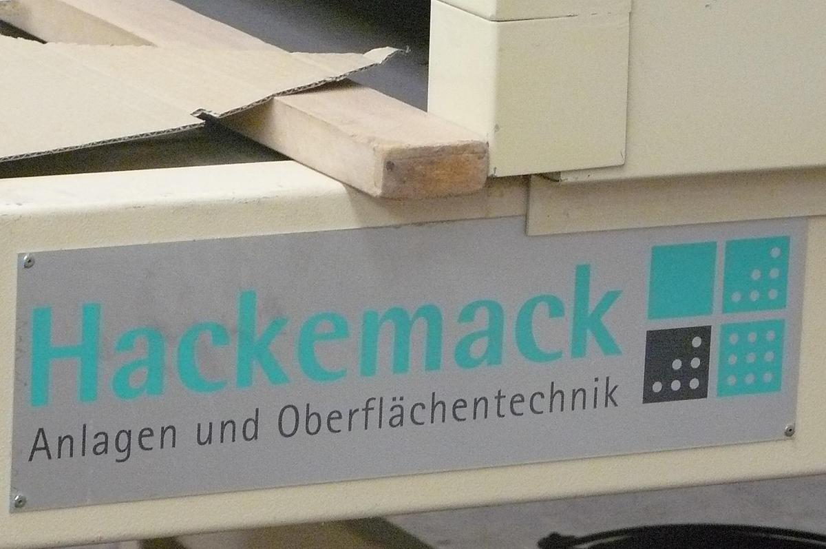 Used Hackemack DTK 12000 nozzle drying channel