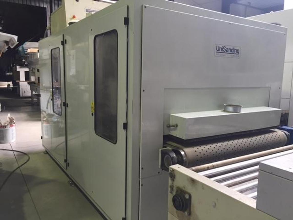 Used Brush sanding machine UniSanding 4 heads