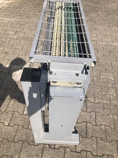 Used Bürstenschleifmaschine, KUNI, von unten schleifend