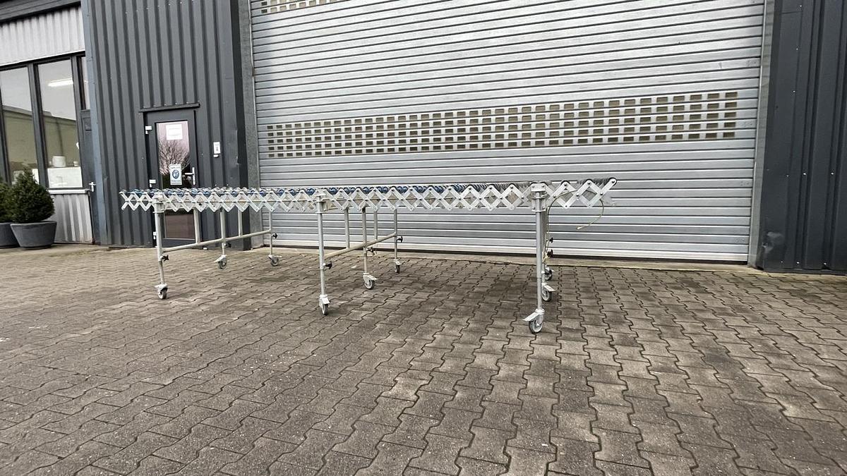 Scherenröllchenbahn Länge 3800 mm, Breite 1350 mm