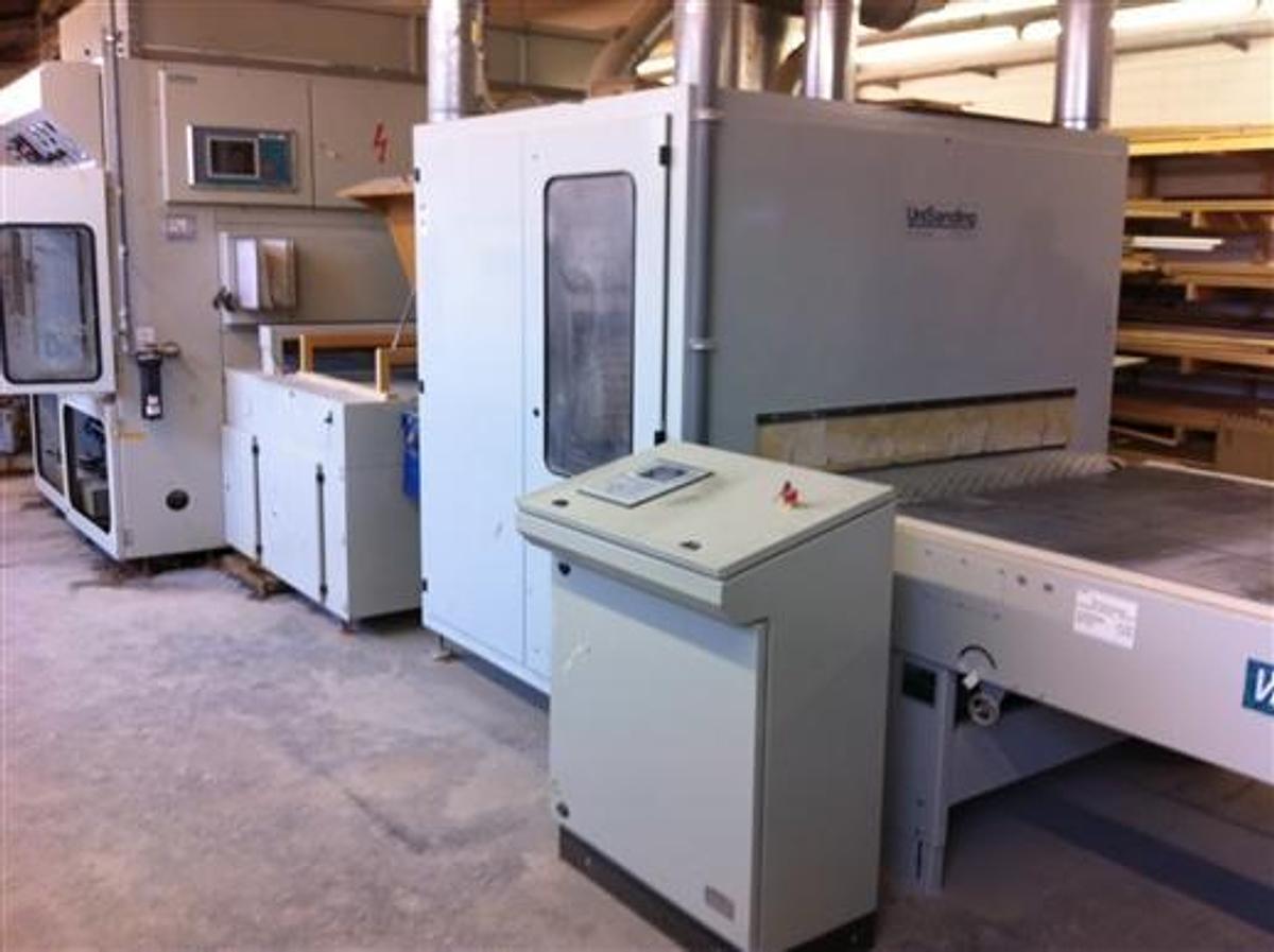 Used Bürstenschleifmaschine Unisanding 2 Bürsten