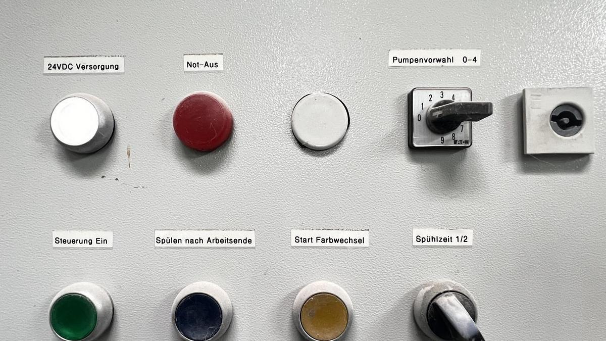 Used Farbwechselsystem für 2+1 Pumpen für Spritzautomat