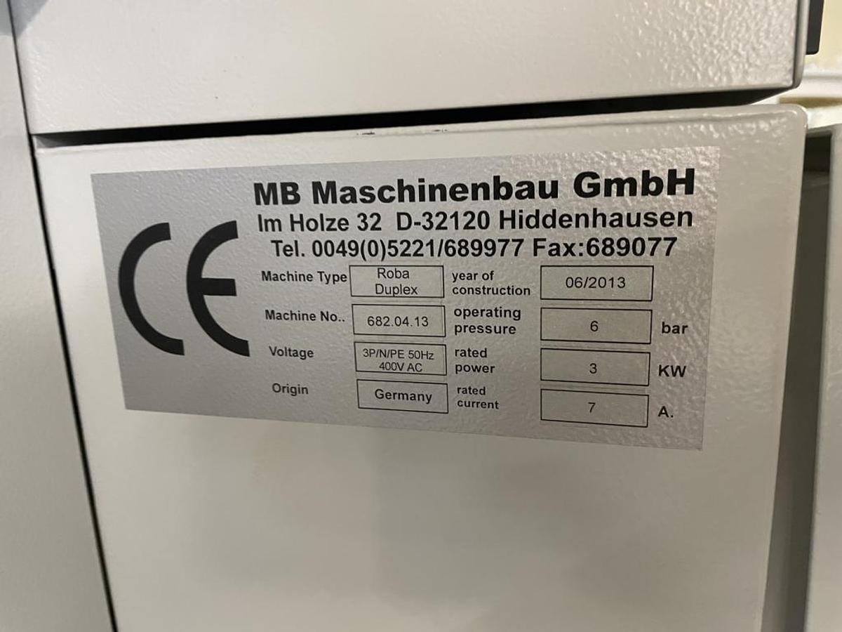 Used Kantenschleifmaschine, Bürsten,  ROBA - Duplex