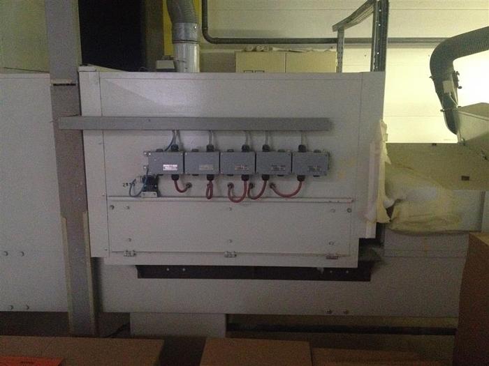 Used Exhaust and nozzle dryer with 5 IR emitters