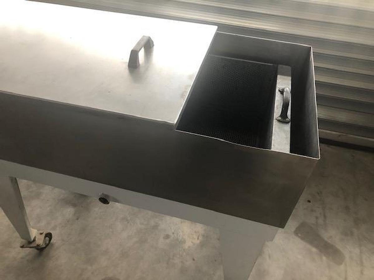 Used Reinigungs-und Waschwanne mit Deckel Edelstahl