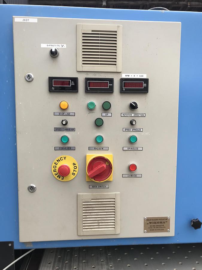 Gebraucht Bürstenschleifmaschine Wikoma SP-3-300/1800-30