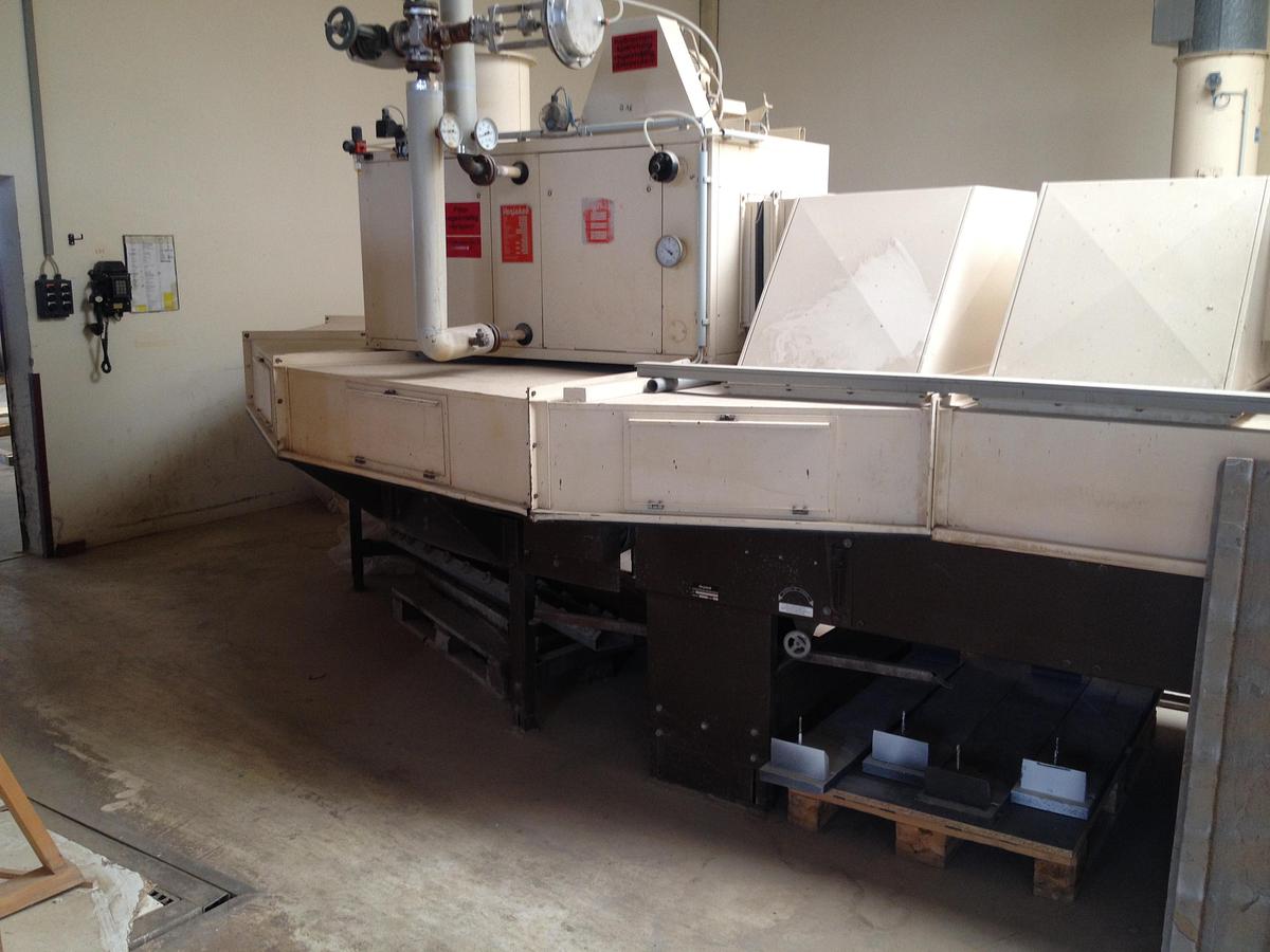 Used Dryer 180 degrees, with belt curve R 2.5 m