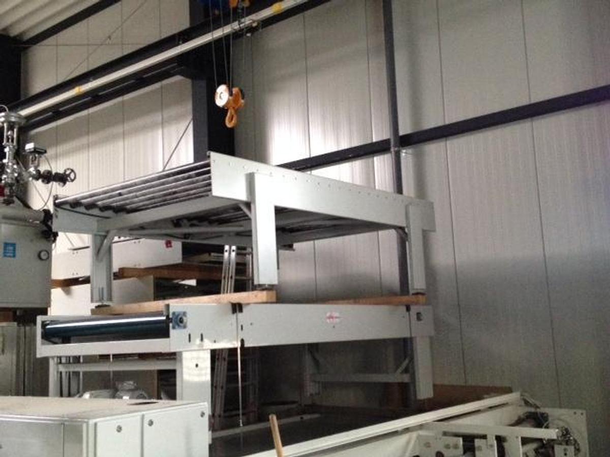 Used Roller transport AB 1600 mm, length 3000 mm