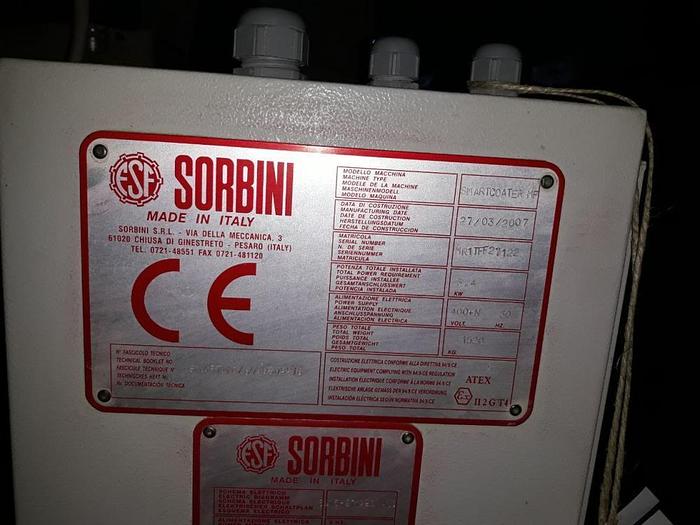 Used Dengimo voleliu mašina Cefla/Sorbini Smartcoater MF-5