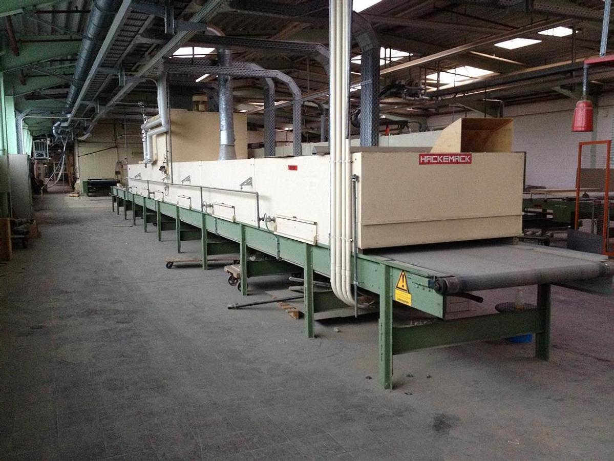 Used Hackemack KTR 2540 nozzle drying channel