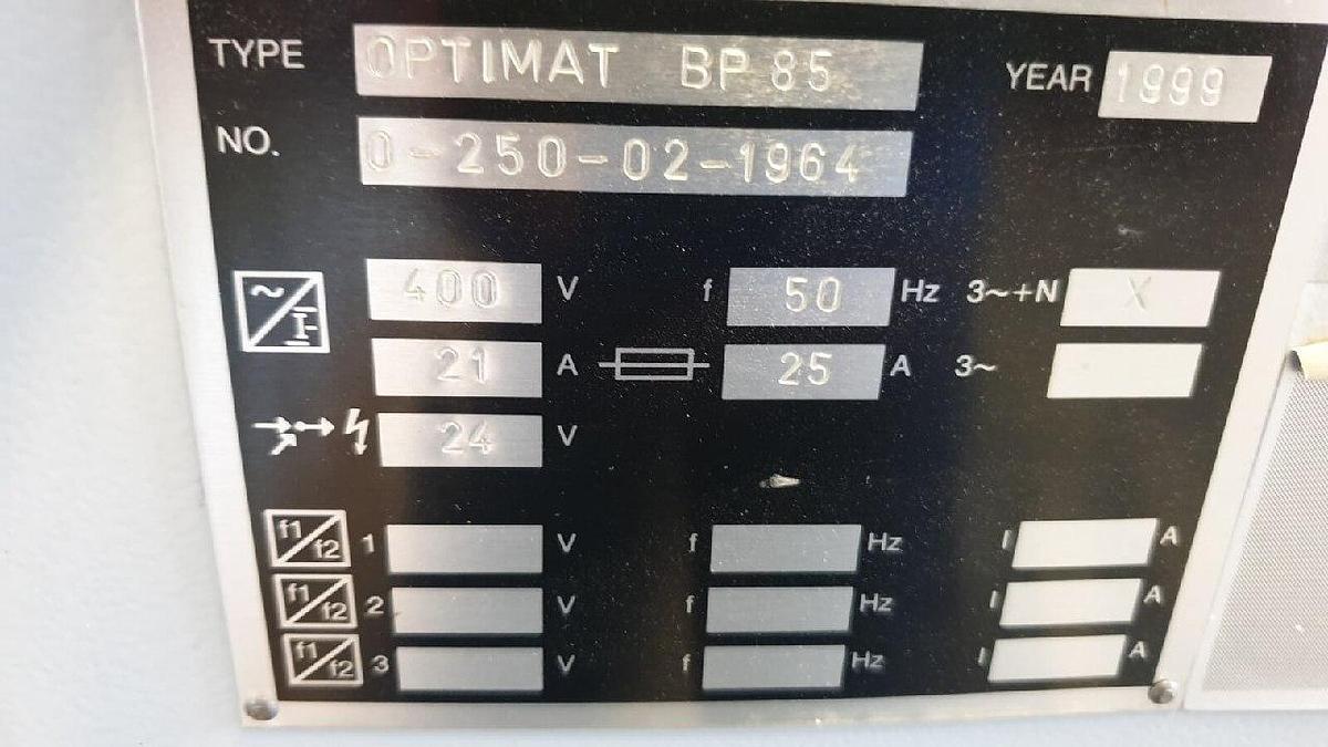 Used CNC machining center Weeke OPTIMAT BP 85