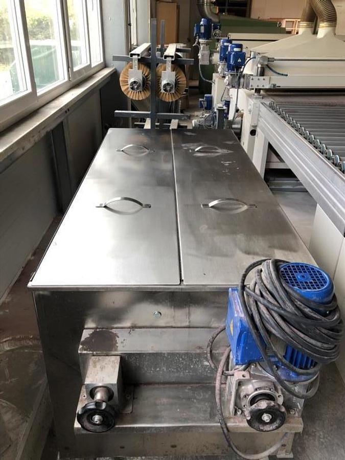 Used Distributor brushing machine Superfici Elmag model STW